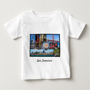 T-shirt Pour Bébé Les attractions de San Francisco