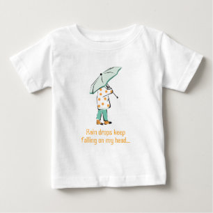 T-shirt Pour Bébé Les baisses de pluie continuent à tomber sur mon