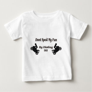 T-shirt Pour Bébé Les cascades extrêmes n'abîment pas mon amusement