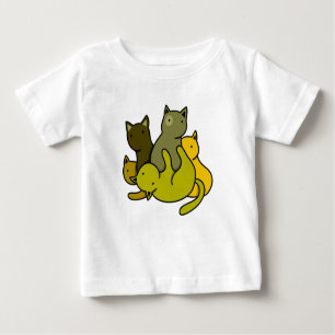 T-shirt Pour Bébé Les chatons d'olive