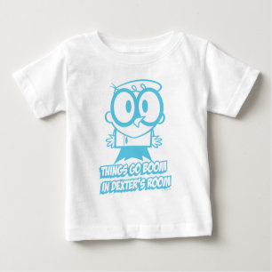 T-shirt Pour Bébé Les choses bougent dans la chambre de Dexter
