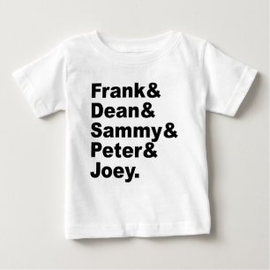 T-shirt Pour Bébé Les cinq rats   Frank Dean Sammy Joey & Peter