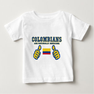T-shirt Pour Bébé les colombians sont naturellement impressionnants