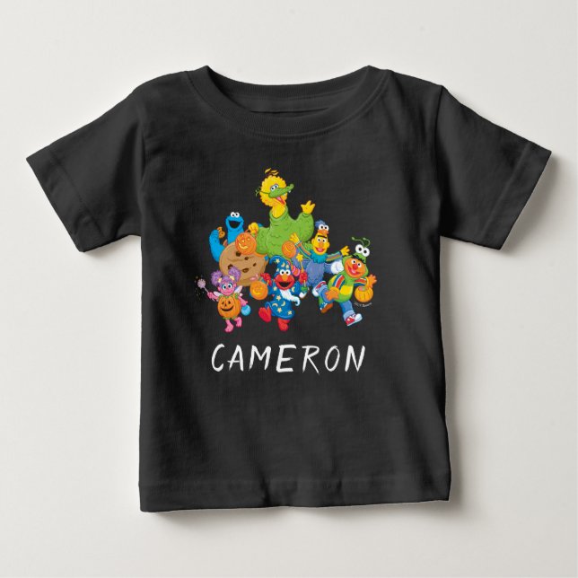 T-shirt Pour Bébé Les Copains de la Rue Sésame | Costumes d'Hallowee (Devant)