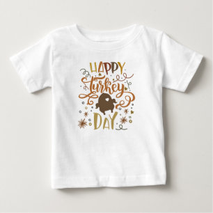 T-shirt Pour Bébé Les couleurs d'automne réjouissent la fête de la