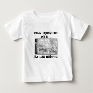 T-shirt Pour Bébé Les cryptographes le font... HZ MXD KSUYFEEC