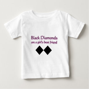 T-shirt Pour Bébé Les diamants noirs sont les meilleures filles