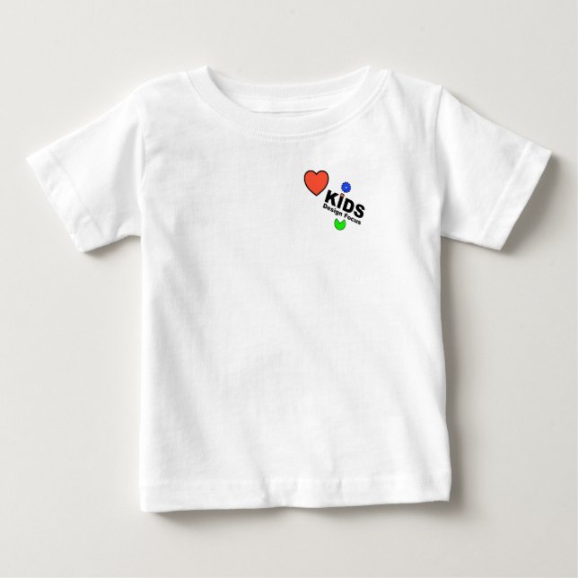 T-shirt Pour Bébé Les enfants aiment (Devant)