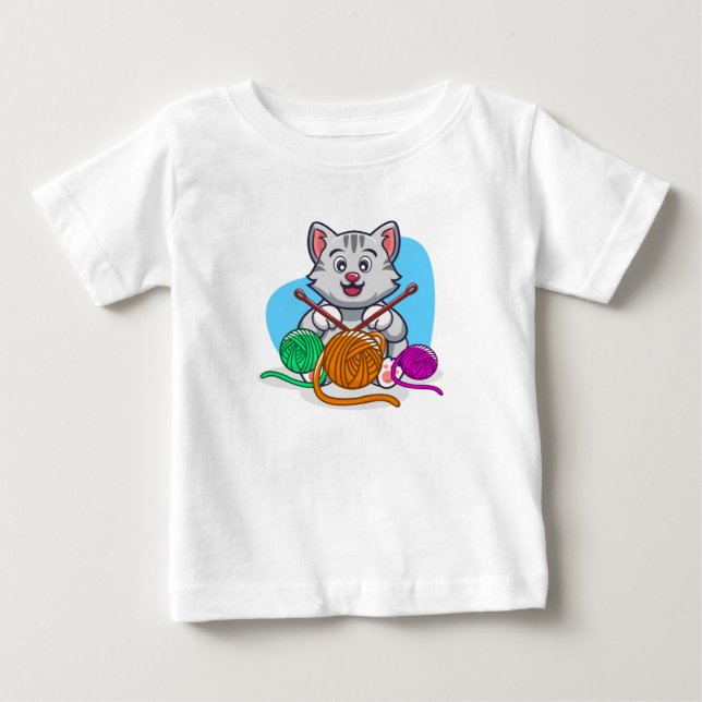 T-shirt Pour Bébé Les enfants branchés portent (Devant)