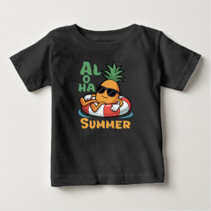 T-shirt Pour Bébé Les enfants de l'été Aloha