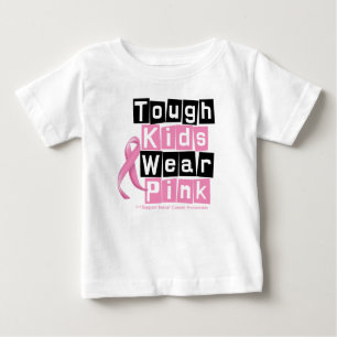 T-shirt Pour Bébé Les enfants durs portent le rose pour la