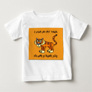 T-SHIRT POUR BÉBÉ LES ENFANTS EN BAS ÂGE DE TIGRE D'ANIMAL FAMILIER