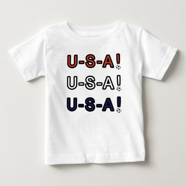 T-shirt Pour Bébé LES Etats-Unis ! (Devant)