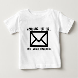 T-shirt Pour Bébé Les facteurs le font... avec leurs colis.