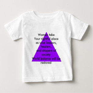 T-shirt Pour Bébé Les femmes prennent la place qui vous revient en t