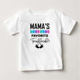 T-shirt Pour Bébé Les filles qui causent le plus de problèmes de Fun