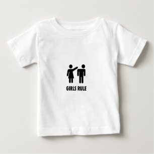 T-shirt Pour Bébé Les filles règnent