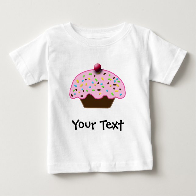 T-shirt Pour Bébé Les gâteaux mignons (Devant)