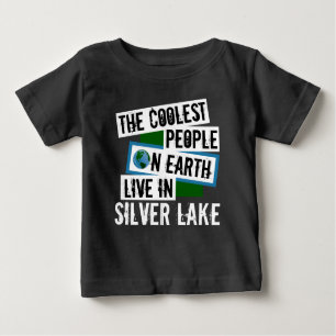 T-shirt Pour Bébé Les gens les plus froids sur Terre vivent à Silver