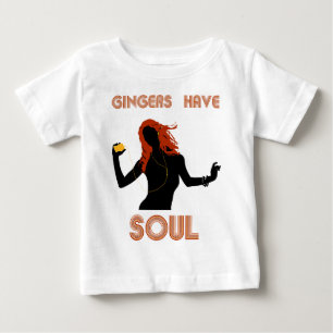 T-shirt Pour Bébé Les gingembres femelles ont l'âme