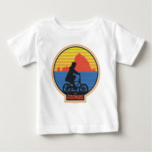 T-shirt Pour Bébé Les Goonies Retro Mikey équitation Vélo Graphique