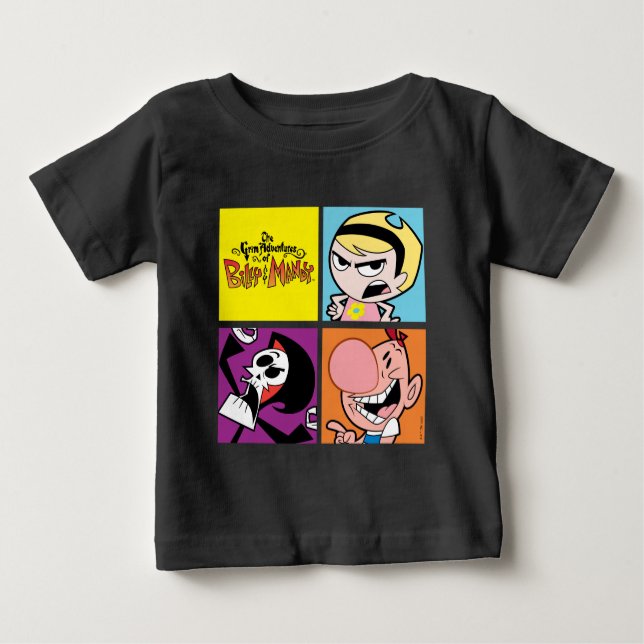 T-shirt Pour Bébé Les Grandes Aventures de Billy & Mandy Character A (Devant)