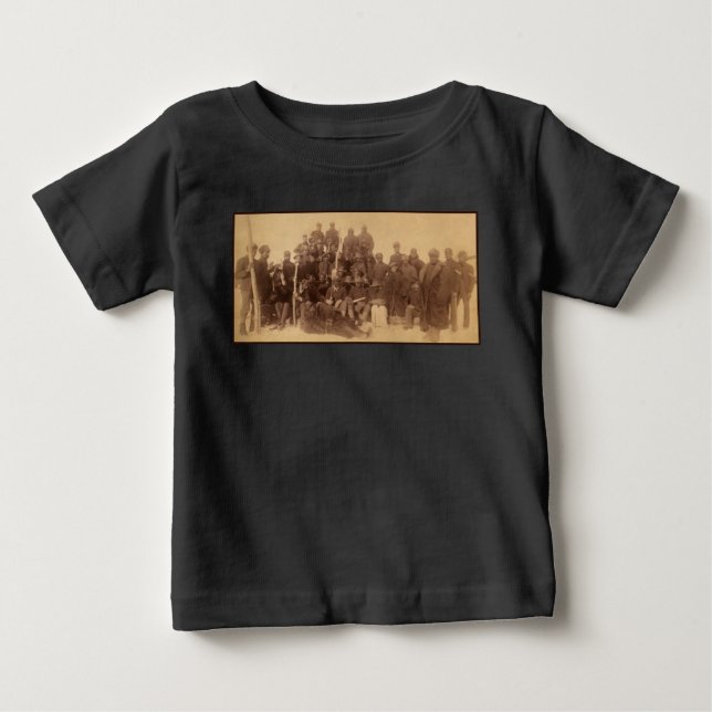 T-shirt Pour Bébé Les guerriers du buffle : la cavalerie noire améri (Devant)