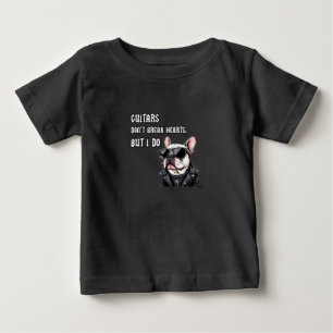T-shirt Pour Bébé Les guitares ne brisent pas le coeur, mais je le f