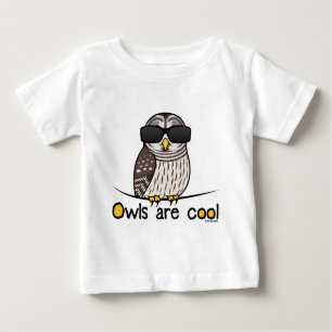 T-shirt Pour Bébé Les hiboux sont frais !
