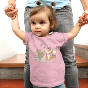 T-shirt Pour Bébé Les Indiens tribaux de Woodland Américains Motif s