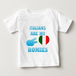 T-shirt Pour Bébé Les Italiens sont mon Homies