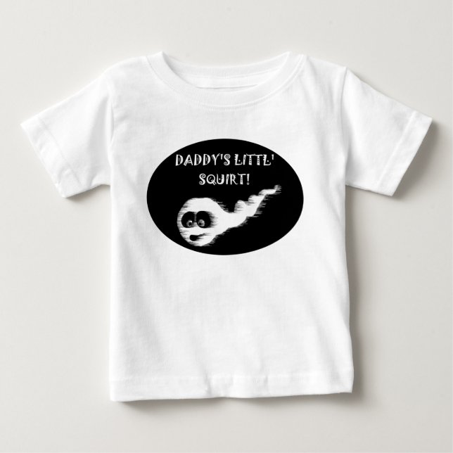 T-SHIRT POUR BÉBÉ LES LITTL DU PAPA INJECTENT ! (Devant)