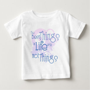 T-shirt Pour Bébé Les meilleures choses dans la vie ne sont pas des