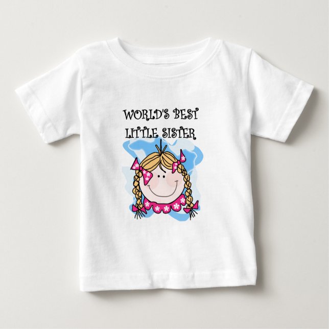 T-shirt Pour Bébé Les meilleurs tee-shirts Blond World pour la petit (Devant)
