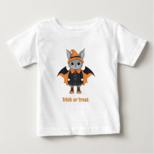 T-shirt Pour Bébé Les mignons animaux d'Halloween déguisés   Nourris