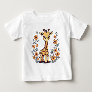 T-shirt Pour Bébé Les mignons animaux jouant de la musique