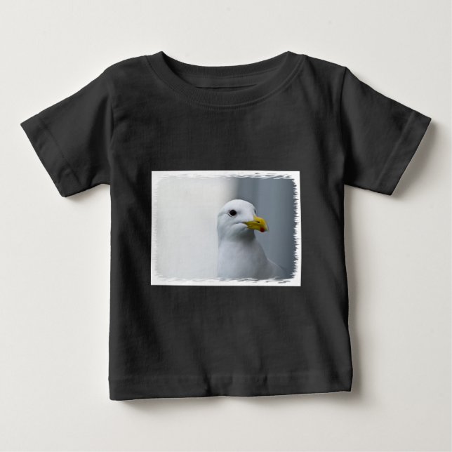 T-shirt Pour Bébé Les mouettes ont aussi besoin d'amour (Devant)