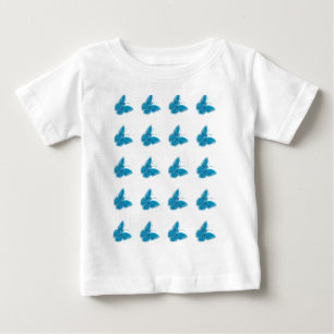 T-shirt Pour Bébé Les papillons bleus de Chapman volent
