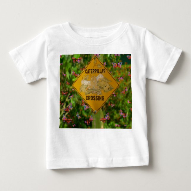 T-shirt Pour Bébé Les papillons sont gratuits (Devant)