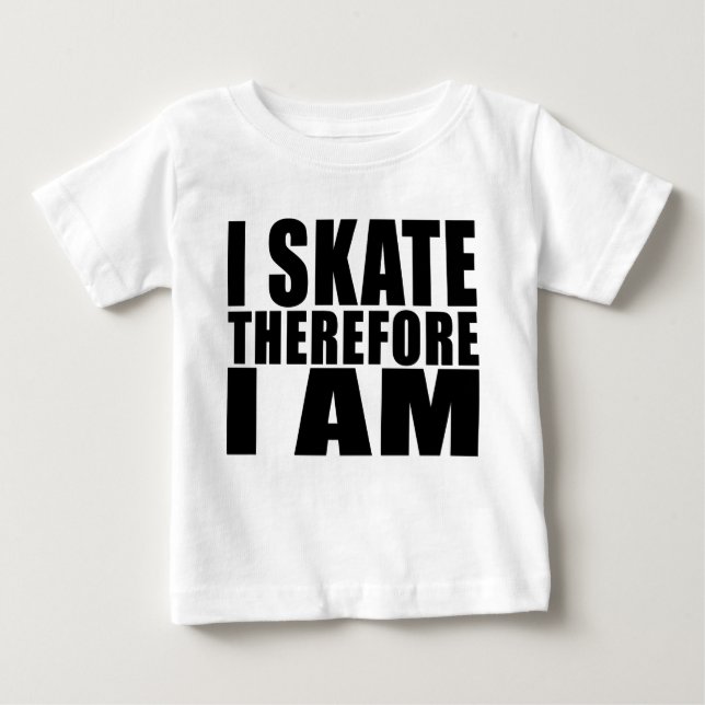 T-shirt Pour Bébé Les patineurs drôles cite des plaisanteries qu'I (Devant)