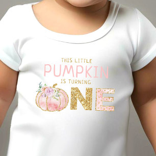 T-shirt Pour Bébé Les petites citrouilles fêtent leur 1er anniversai