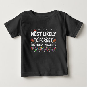T-shirt Pour Bébé Les Plus Susceptibles D'Oublier Les Sommes Cachées