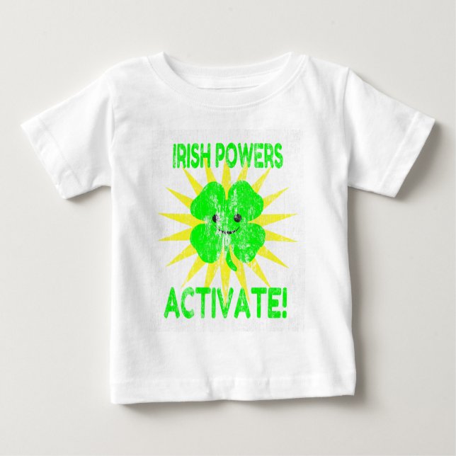 T-shirt Pour Bébé Les puissances irlandaises activent DS (Devant)