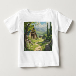 T-shirt Pour Bébé Les rêves des Cabines forestiers : de petites aven