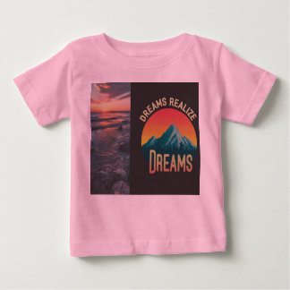 T-shirt Pour Bébé Les rêves réalisent les rêves