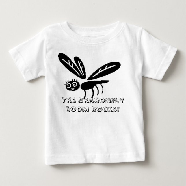 T-shirt Pour Bébé Les Roche-enfants de pièce de libellule (Devant)