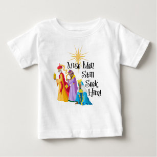 T-shirt Pour Bébé Les Sages Le Cherchent Encore Noël