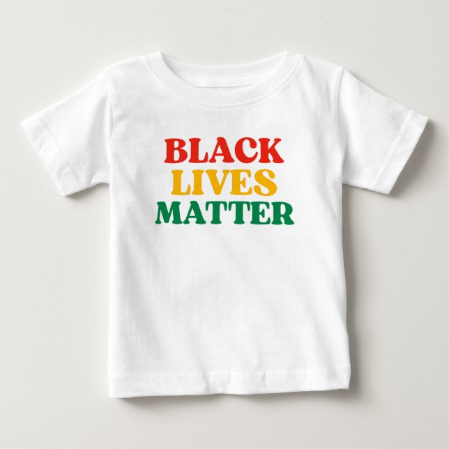 T-shirt Pour Bébé Les vies noires comptent (Devant)