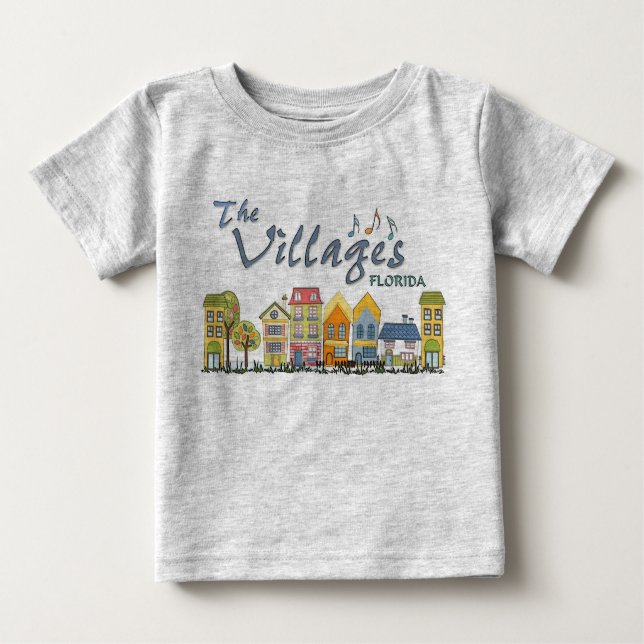 T-shirt Pour Bébé Les villages de la communauté de Floride (Devant)