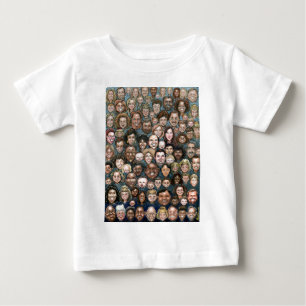 T-shirt Pour Bébé Les visages de l'humanité
